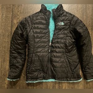 Girls Reversible North Face Jacket